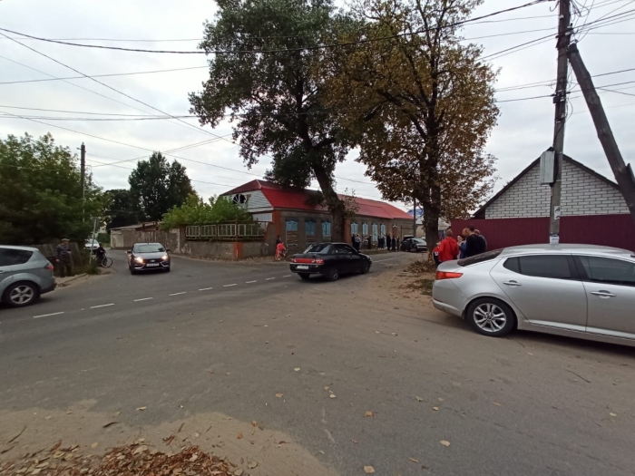 В Клинцах очередное ДТП на сложном перекрестке ул. Гагарина и ул. Калинина