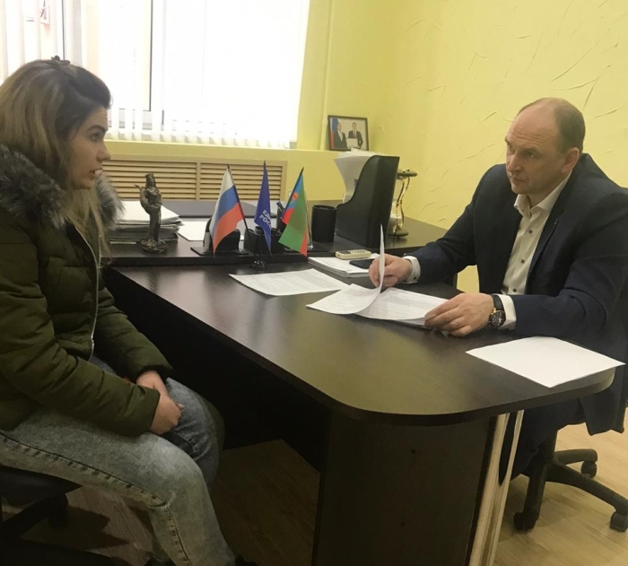 Заместитель председателя Брянской областной Думы Виталий Беляй провёл приём граждан в Клинцах