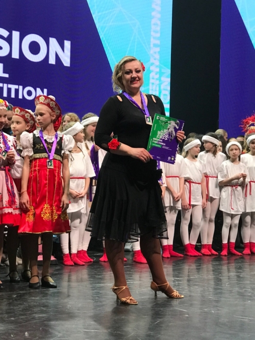 На международном конкурсе «Dance Explosion» клинчанка продемонстрировала хореографический талант