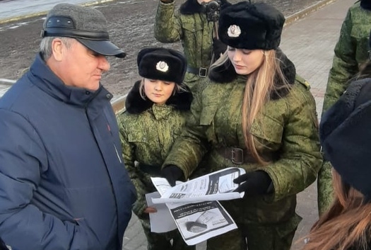 Клинцовские кадеты присоединились к проведению всероссийской акции памяти «Блокадный хлеб»