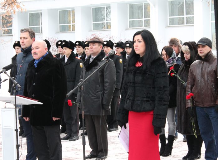 В городе Клинцы прошел митинг, посвященный памяти погибших в Чечне