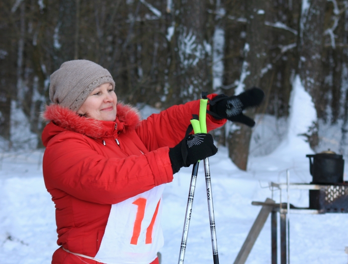 «ДОСААФовская лыжня-2019» в Клинцах: искрящийся снег, накатанная лыжня и чаепитие из самовара на дровах