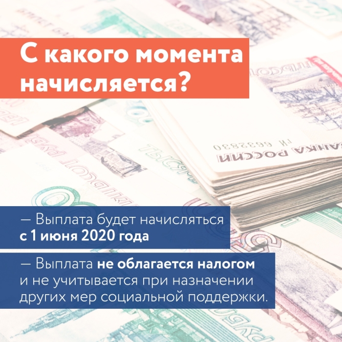 Единовременная выплата в 10 тысяч рублей положена всем детям от 3 до 16 лет
