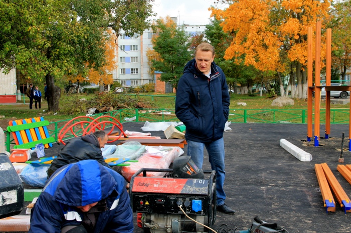 В Клинцах проинспектировали ход работ по благоустройству общественных территорий