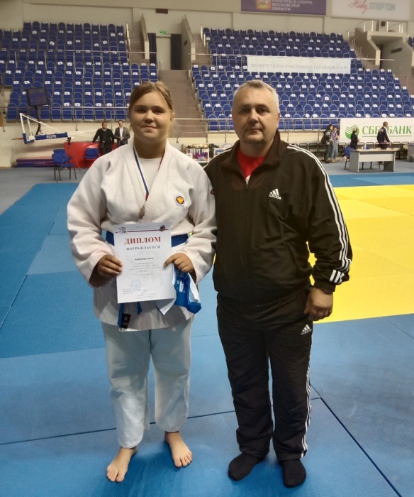 Клинчанка Анна Бабченко стала призером первенства ЦФО по дзюдо