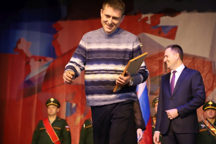 В Клинцах прошел городской торжественный вечер, посвященный Дню защитника Отечества