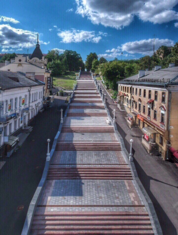 В Клинцах работы по благоустройству прилегающей территории к новому собору выполняет компания ООО «СтройсервисТрейд»