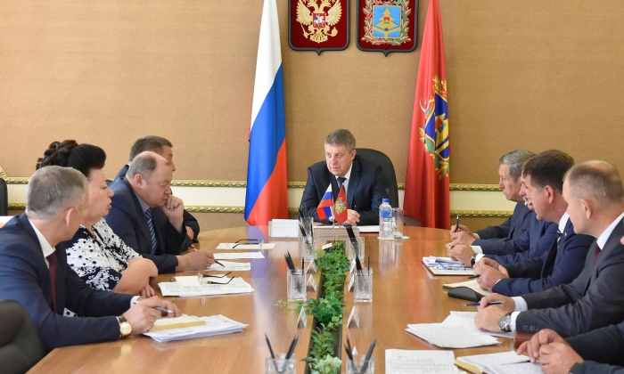 Рабочее совещание с заместителями провёл Губернатор Александр Богомаз