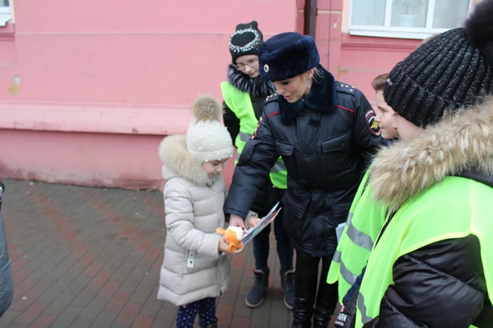 В Клинцах прошла акция «Пешеход на переход!»