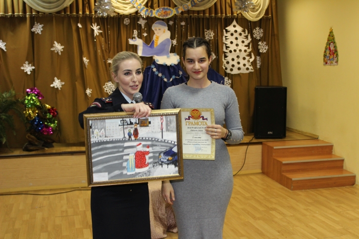 В Клинцах подвели итоги конкурса «Новогодний рисунок по ПДД»