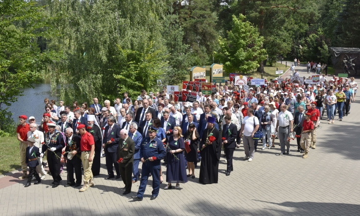 На мемориальном комплексе Партизанская поляна состоялась патриотическая акция «По праву памяти живой»