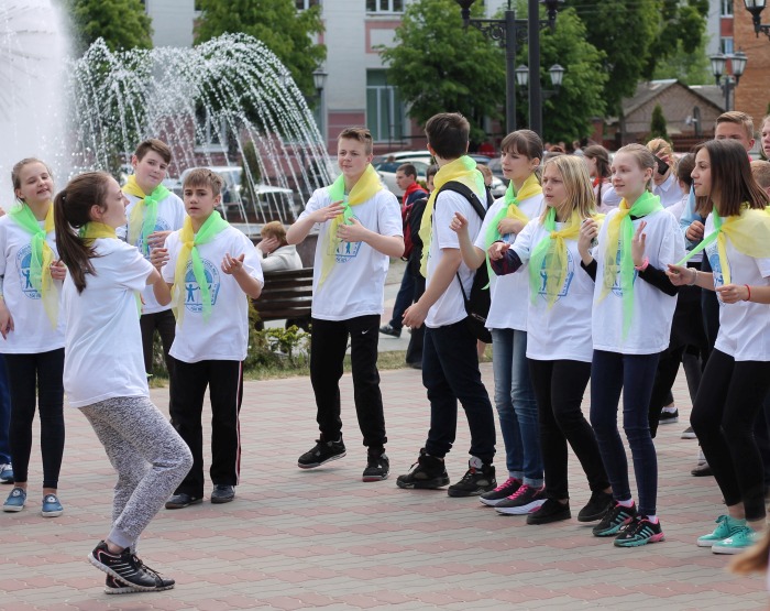 В Клинцах прошел фестиваль детских общественных организаций «Планета Детства»