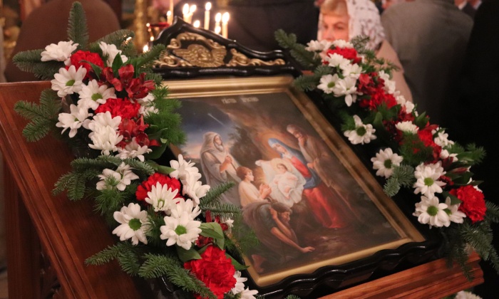 Губернатор Брянской области Александр Богомаз встретил Рождество в Клинцах