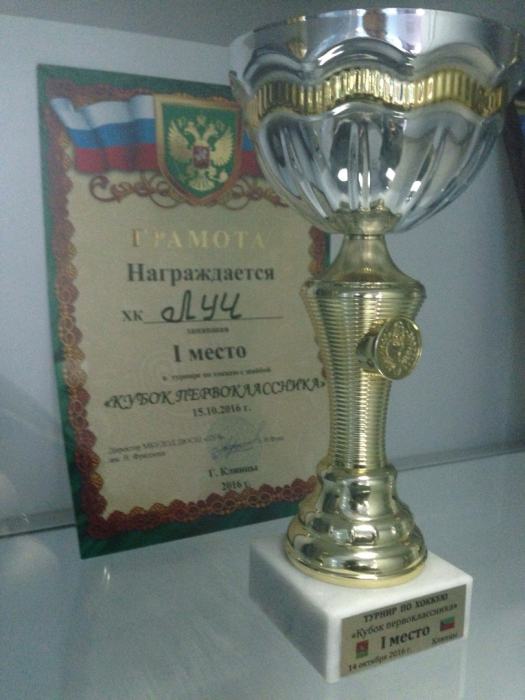 Клинцовские юные хоккеисты завоевали "Кубок первоклассника"