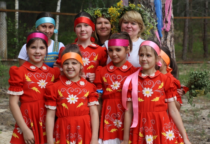 В детском отделении санатория «Затишье» прошёл день Ивана Купала