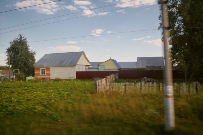 Брянская область из окна поезда: перегон Почеп-Клинцы