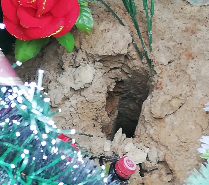 Очередное осквернение мест захоронений произошло в Клинцовском районе