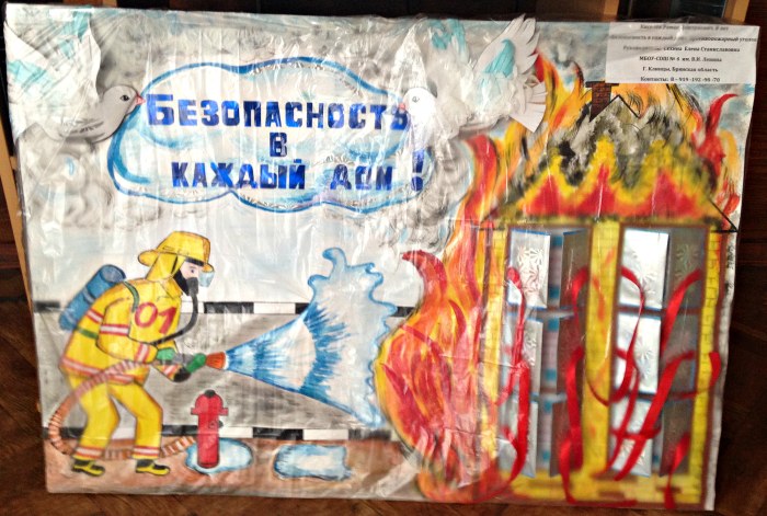 В Клинцах завершён 1 этап конкурса детского творчества на противопожарную тематику «Неопалимая купина»
