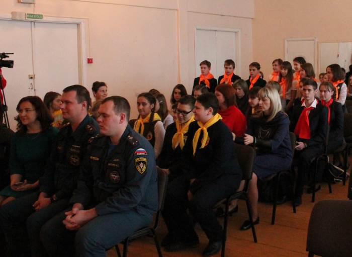 В городе Клинцы состоялся слет юных пожарных