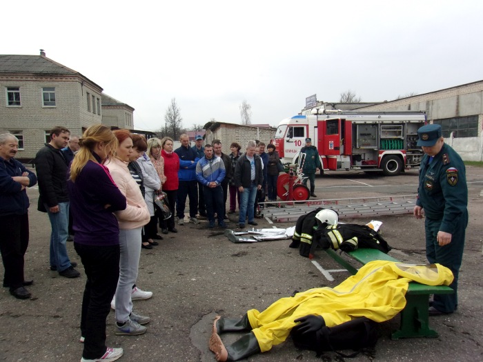 В Клинцах состоялся сбор школьных добровольных пожарных дружин
