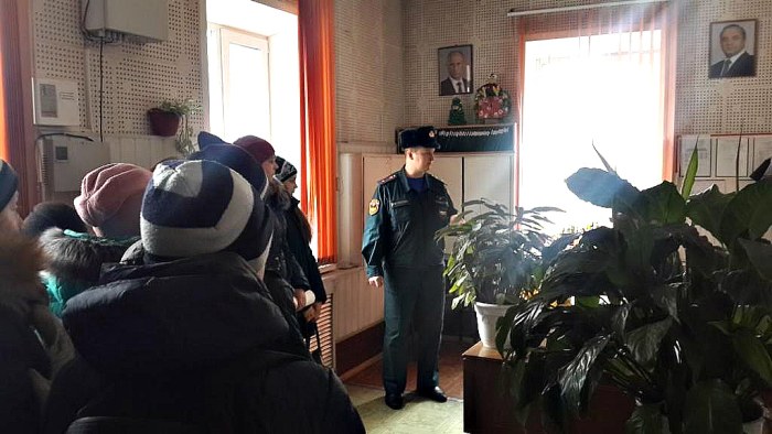 20 февраля накануне празднования Дня защитника Отечества  в ПСЧ-10 был организован день открытых дверей 