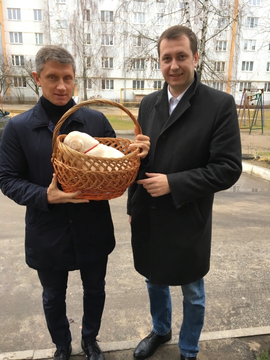Подарок от президента: Владимир Путин передал Лабрадора Алине Бобок из Клинцов