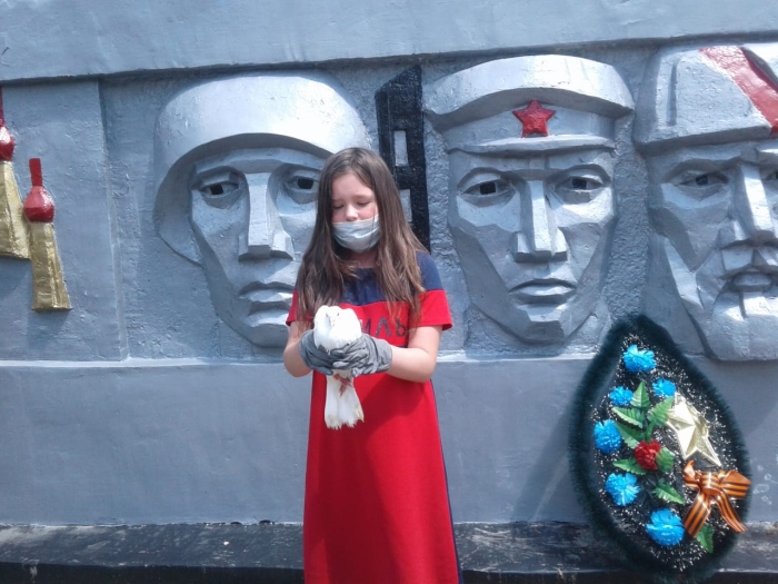 В Клинцовском районе состоялась акция «Голубь мира – Голубь Победы»