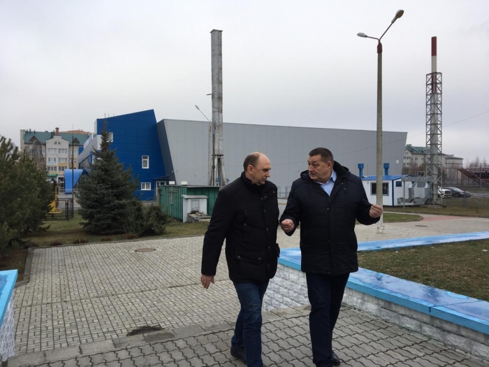 Александр Резунов и Виталий Беляй посетили спортивные объекты в Клинцах