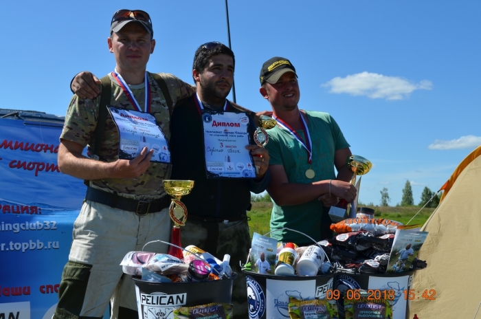 Состоялся чемпионат города Клинцы по спортивной ловле рыбы донной снастью