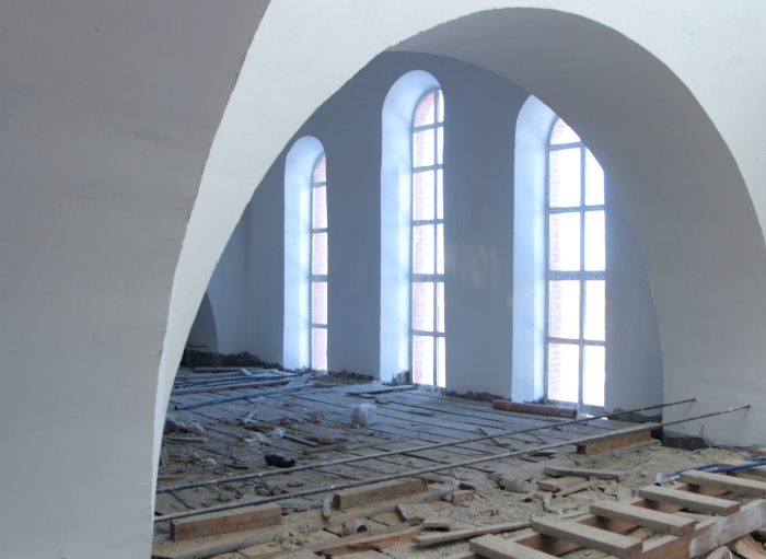 В кафедральном соборе в Клинцах ведутся отделочные работы