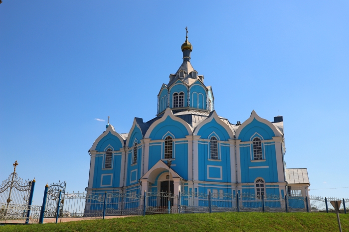 Храм в честь Покрова Пресвятой Богородицы с. Сачковичи Климовского района