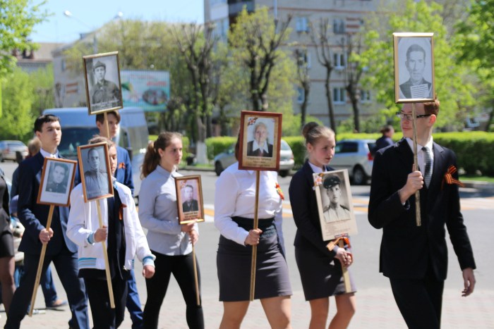 В образовательных учреждениях города Клинцы проходят торжественные мероприятия, посвященные «Дню Победы»