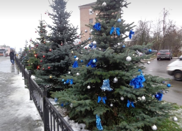 В Клинцах школьники дарят горожанам новогоднее настроение!