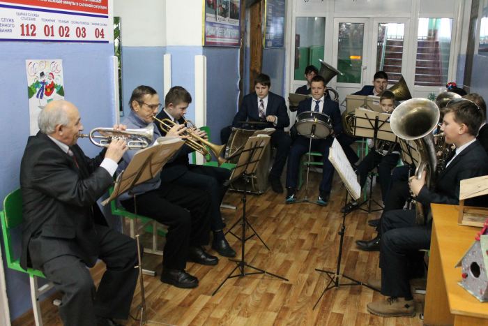 Школьный духовой оркестр Клинцы