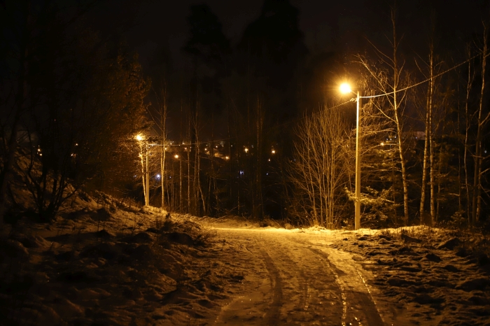 В Клинцах работает освещаемая трасса для занятий спортом в вечернее время