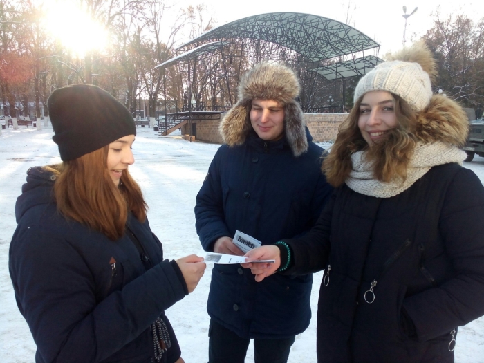 В Клинцах состоялась молодежная акция «Мы за здоровую Россию!»