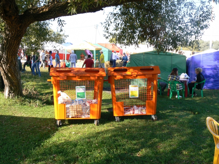 На «Свенской ярмарке» впервые был организован раздельный сбор отходов