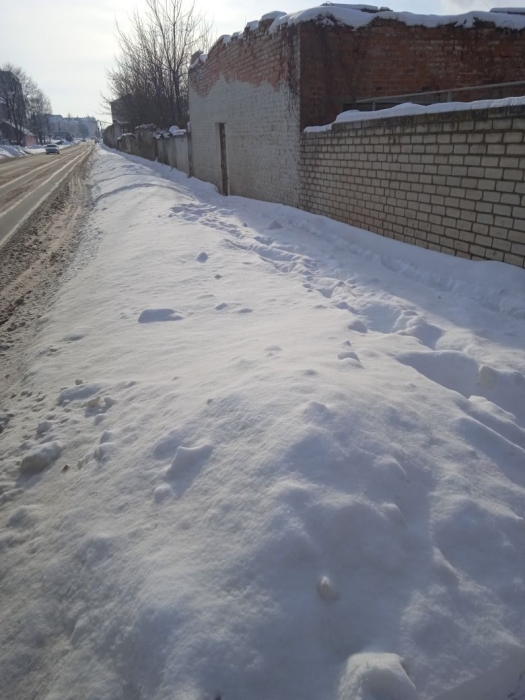 В Клинцах дети вынуждены ходить в школу по опасной дороге