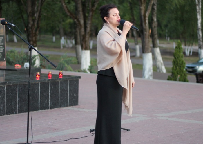22 июня в 4 утра в Клинцах состоялась городская акция «Зажги свечу»