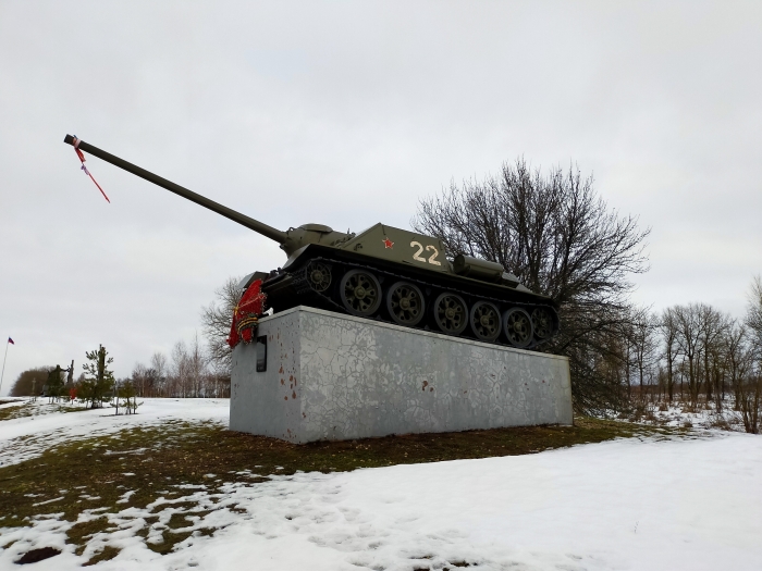 Памятники танки в Брянской области