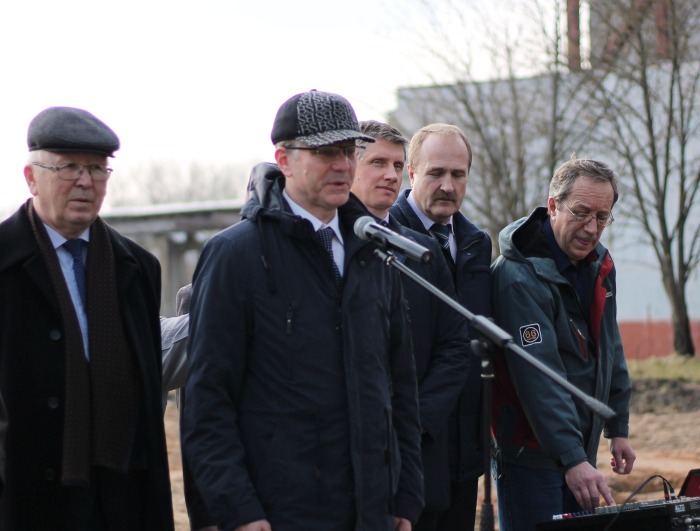 В Клинцах состоялась церемония по закладке памятной гильзы, в честь начала строительства теплоэлектростанции