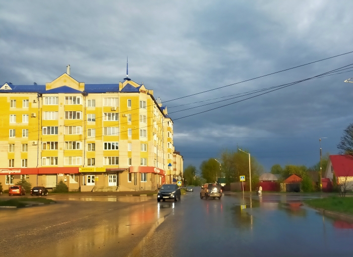 Ураган и дождь в Клинцах