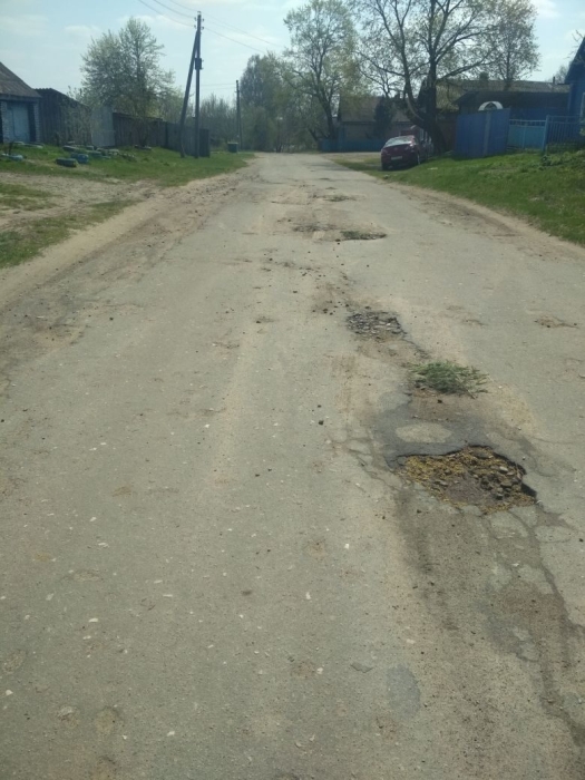 Жители Клинцовского района просят местные власти отремонтировать дороги и освещение