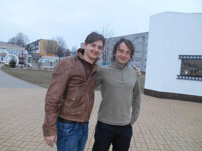 Клинцы посетил марафонец Кирилл Фронюк на пути из Волгограда в Берлин