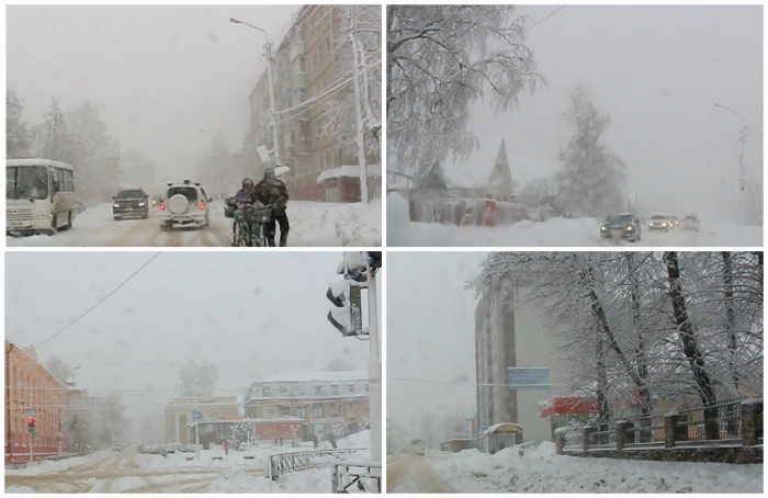 Русская зима в Клинцах (фото и видео)