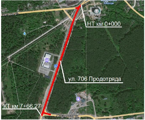 Капитальный ремонт автомобильной дороги по ул. 706 Продотряда (от ул. Парковой до д. 1Б) в г. Клинцы Брянской области