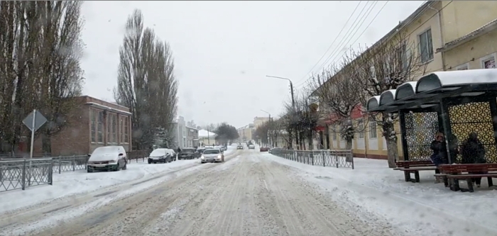 19 ноября сильный снегопад обрушился на Клинцы