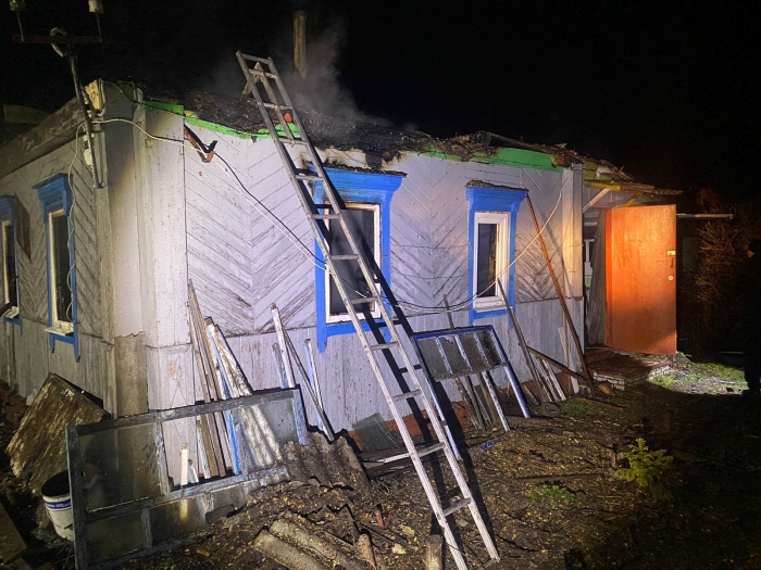 В Клинцовском районе в результате пожара погиб мужчина
