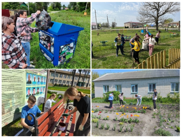 В Клинцовском районе проходит экологический субботник «Зелёная Весна»