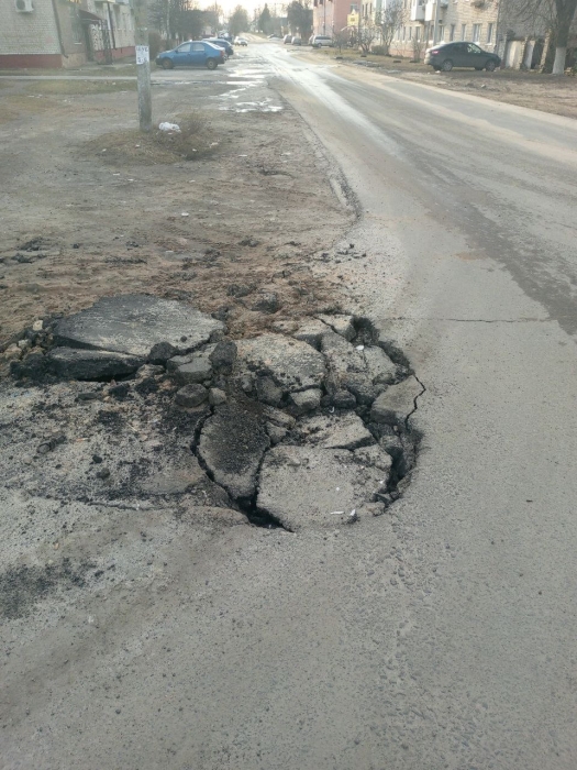 Клинчане просят восстановить покрытие автодороги после проведения ремонтных работ